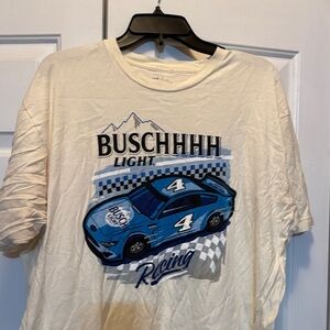 Busch Light Racing Graphic Tee - White